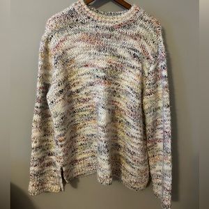 Oversized Rainbow Knit Sweater 🌈